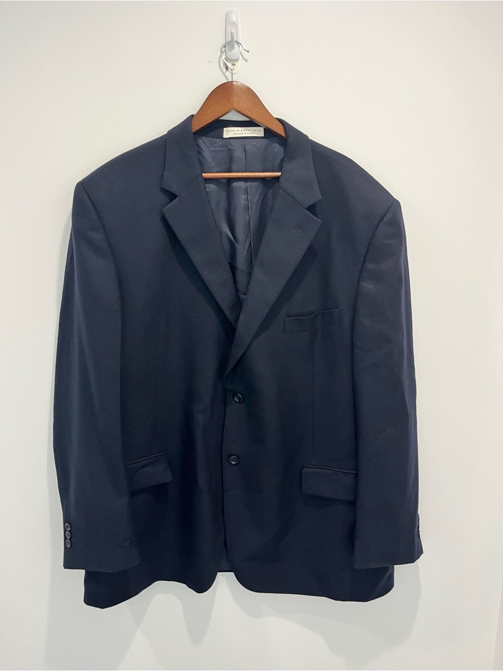 LORO PIANA 100% Cashmere Navy Blue Blazer Double-breasted Sports Coat